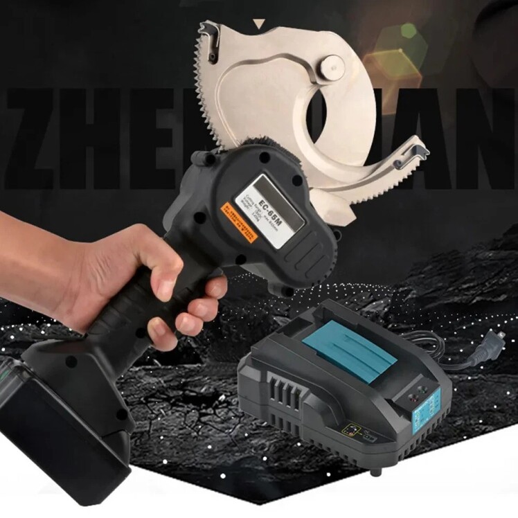 کابل بر شارژی Electric Cable Cutting Mahchine EC50/65M Rechargeable Electric Gear Cable Cutter