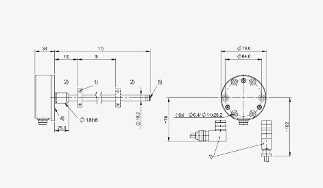 تصویر اورجینال سنسور آنالوگ جریانی Balluff BTL7-E570-M0100-K-SR32 شرکت سازه گستر پایتخت