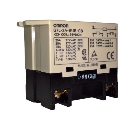 سازه گستر پایتخت تامین کننده محصولات امرن در ایران - رله امرن G7L-2A-BUB-CB-DC24 Omron Electronics