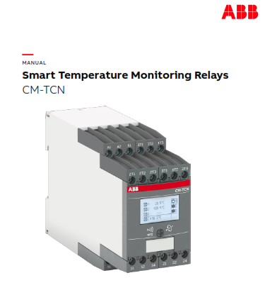 رله کنترل دما برند ای بی بی ABB CM-TCN Temp monitoring relays